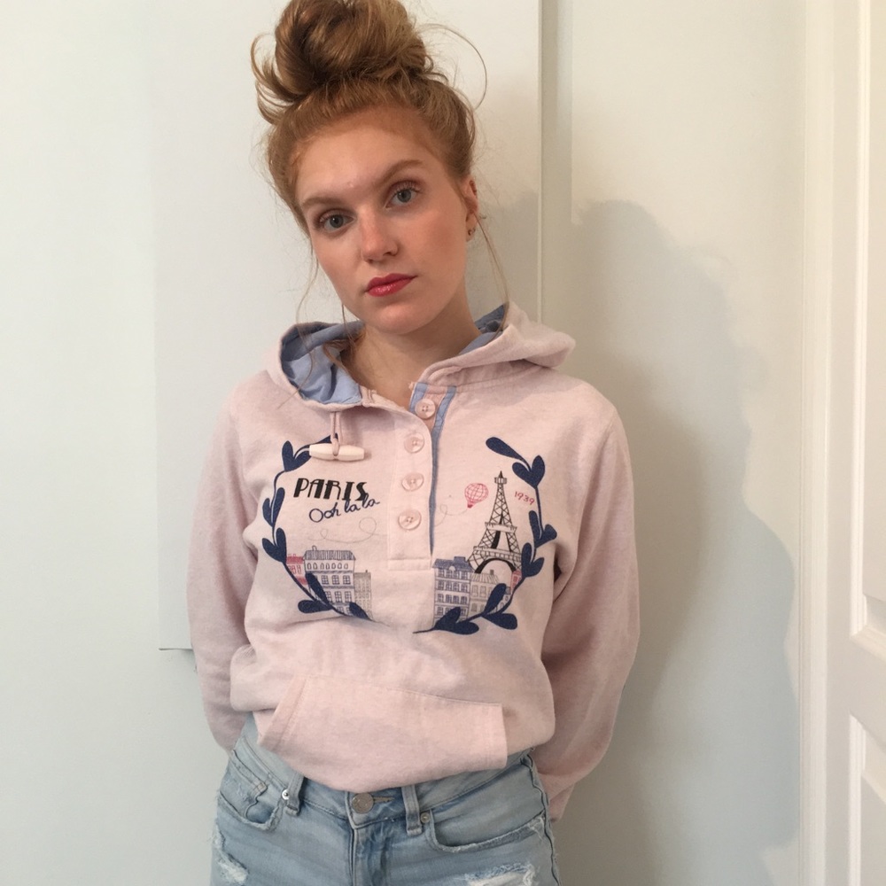 Light pink hoodie